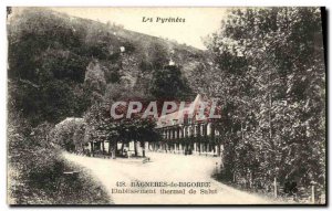 Old Postcard Bagneres de Bigorre Thermal Hi Establishment