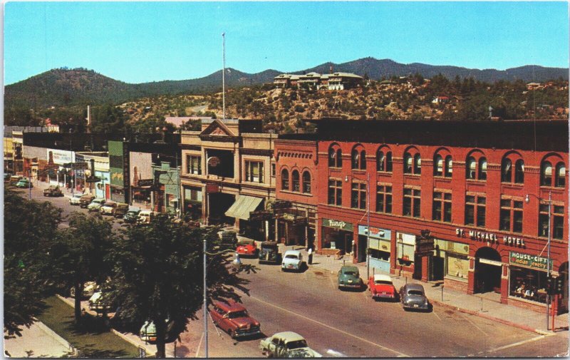 Whiskey Row Prescott Arizona Vintage Postcard C274