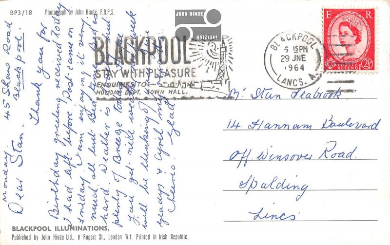 US67 UK England Devon Blackpool 1964 by night