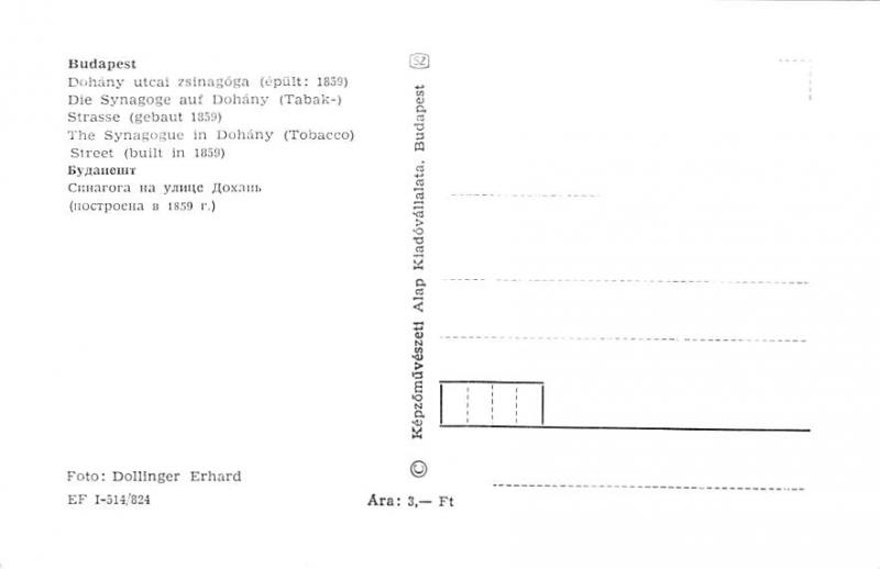 Budapest - Synagogue in Dohany