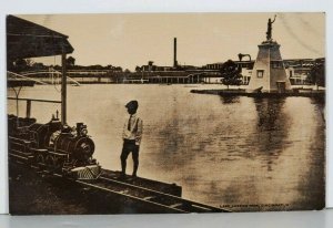 Cincinnati Ohio Lake Train Ride Chester Park c1907 Postcard J19