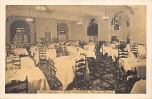 Hotel Alexander Main Dining Room - Hagerstown, Maryland MD