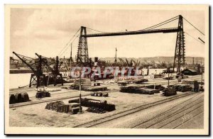 Old Postcard Rouen Transporter Bridge