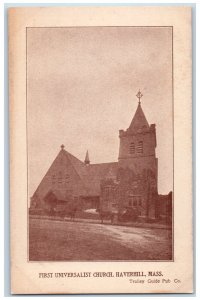 c1905s First Universalist Church Exterior Haverhill Massachusetts MA Postcard