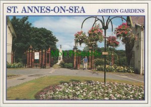 Lancashire Postcard - Ashton Gardens, St Annes-On-Sea  RR11421