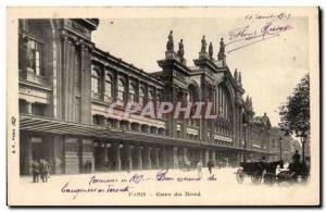 Paris 10 - Gare Du Nord Old Postcard