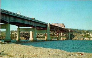 Fall River, MA Massachusetts  SAKONNET BRIDGE To Tiverton, Rhode Island Postcard