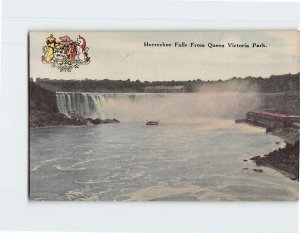 Postcard Horseshoe Falls From Queen Victoria Park, Niagara Falls, Canada