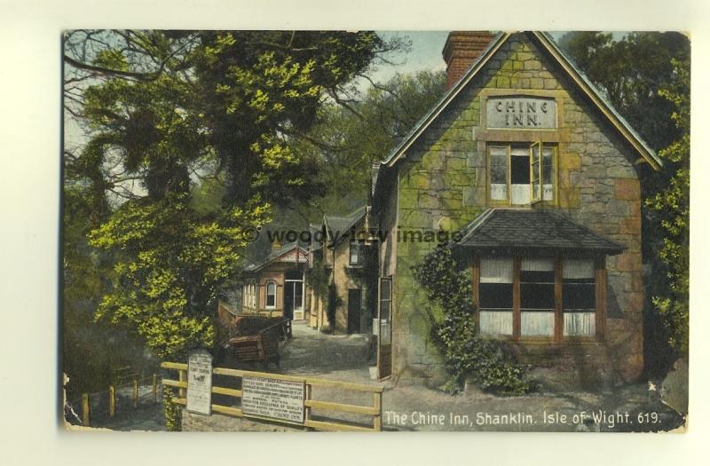 h0466 - The Chine Inn , Old Village , Shanklin , Isle of Wight - postcard