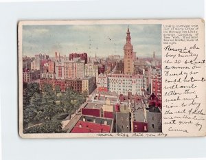 Postcard Looking northwest, New York City, New York