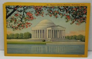 Thomas Jefferson Memorial Washington DC Vintage Postcard