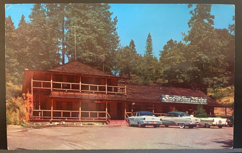 Vintage Postcard 1950's (Cyndi's) Snowline Lodge, Dunlap, California (CA)