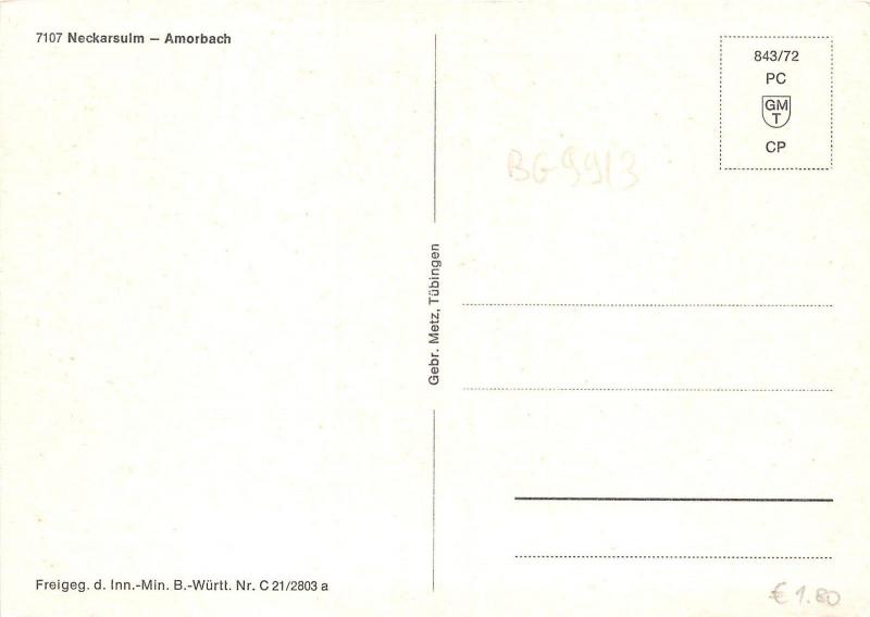 BG9913 neckarsuim amorbach  germany