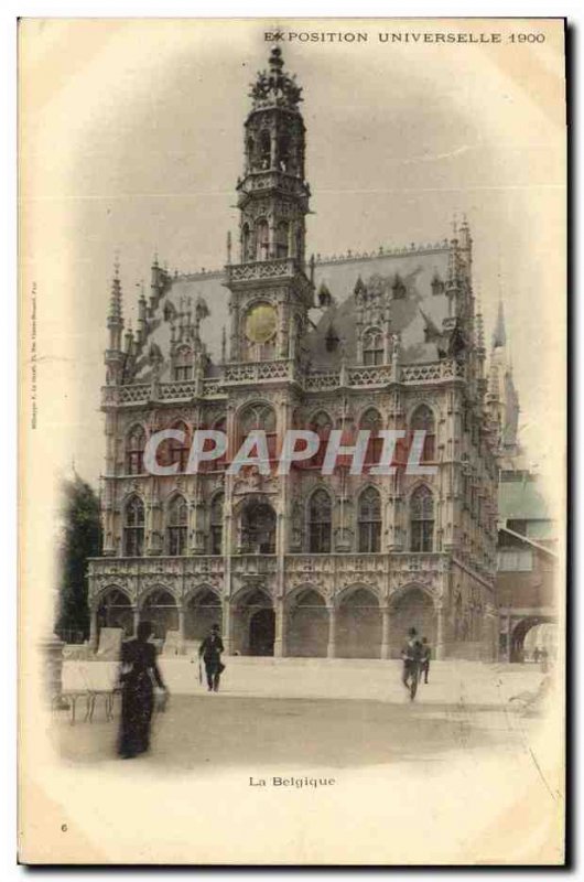 Postcard Old World Expo Paris 1900La Belgium