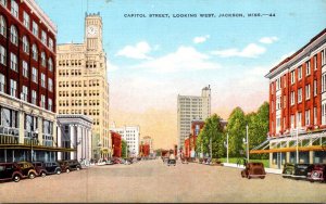 Mississippi Jackson Capitol Street Looking West