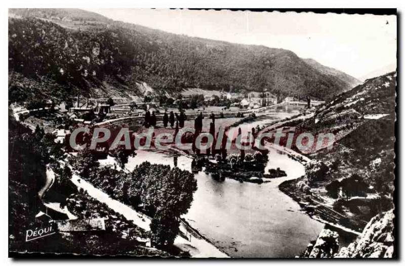 Old Postcard Besancon Les Bains Casamene And I'lle De Malpas