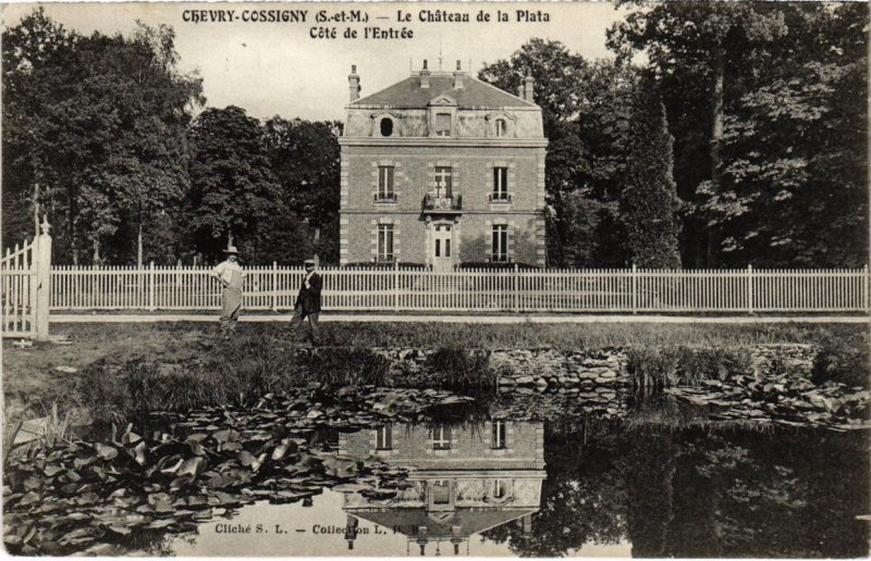 CPA Chevry-Cossigny - Le Chateau de la Plata - Cote de l'Entree (1038497)