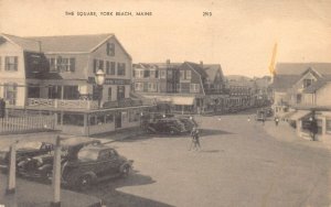 York Beach Maine The Square Postcard