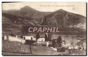 Postcard Old Church fortif?e surroundings Ribeauville Hunawihr