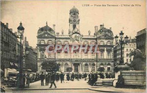 Postcard Old Lyon Place Bellecour The Town Hotel