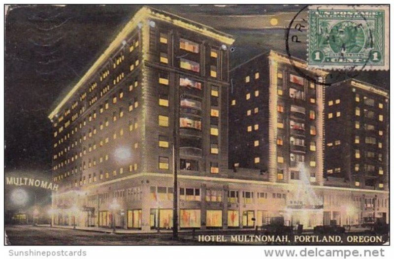 Hotel Multnomah Portland Oregon