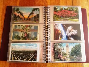 180 Vintage Post Cards in Post Card Album #2