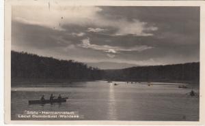 b337 Romania Sibiu Nagyszeben   hermannstadt real photo lacul dumbravei romania