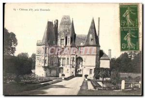 Old Postcard Chateau d & # 39o near Mortree