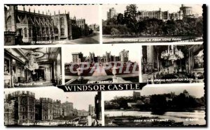 Postcard Old Windsor Castle East Terrace The Grand Reception Room From River ...