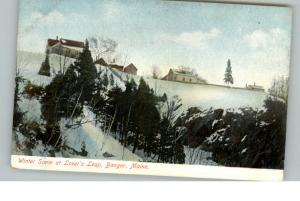 Bangor ME Lover's Leap c1910 Postcard