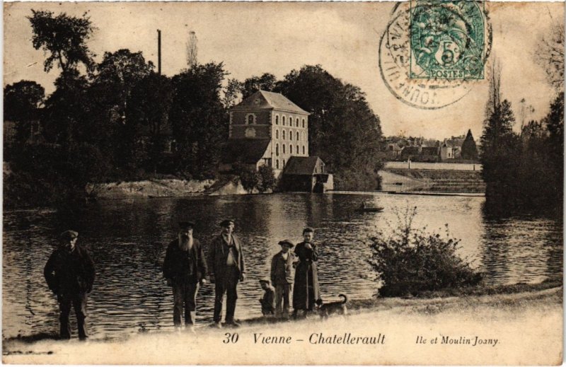 CPA Vienne - CHATELLERAULT - Ile et Moulin Joany (111792)