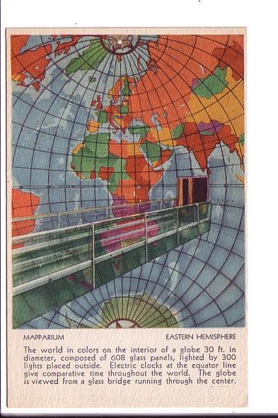 Mapparium, Map of Eastern Hemisphere, Christian Science Publishing