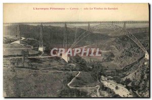 Old Postcard The Viaduct Garabit Cantal