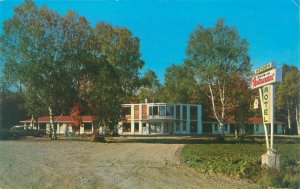 Ontario Canada Heyden Motel & Drive-In Restaurant Chrome Postcard Unused