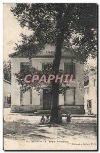 Postcard Old Protestant Church Setif