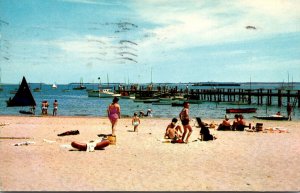 Massachusetts Cape Cod Hyannisport Beach 1960