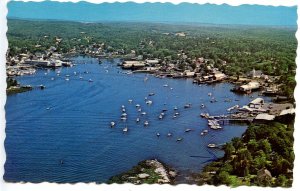 ME - Boothbay Harbor. Aerial View