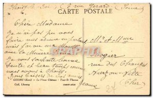 Old Postcard Gisors Old Castle Tower St Thomas