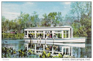 SILVER SPRINGS, Florida, PU-1958; Florida's International Attraction, Boat