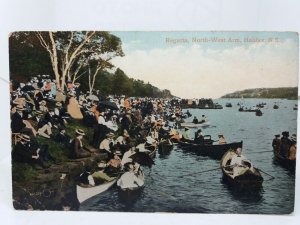 Regatta North West Arm Halifax Nova Scotia Antique Canadian Postcard c1900