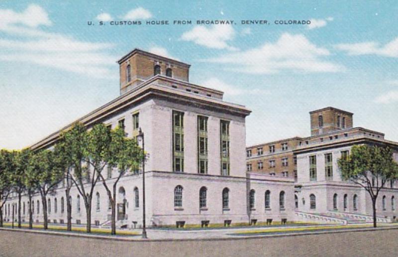 Colorado Denver U S Customs House From Broadway