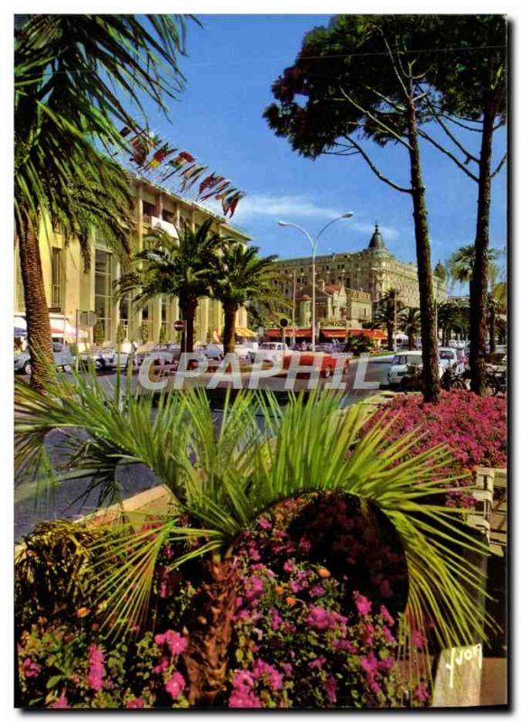 Modern Postcard Cannes Croisette Festival Palace