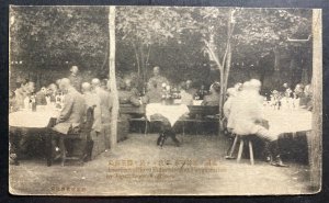 Mint Japanese Army Siberian Expedition RPPC POSTCARD American Officers Entretain