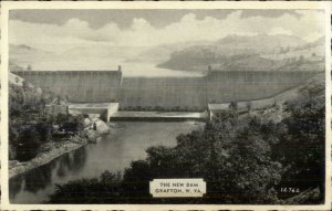 Grafton WV The New Dam Old Postcard