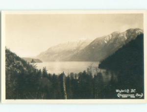 Pre-1949 rppc NICE VIEW Horseshoe Bay - West Vancouver British Columbia BC W1038