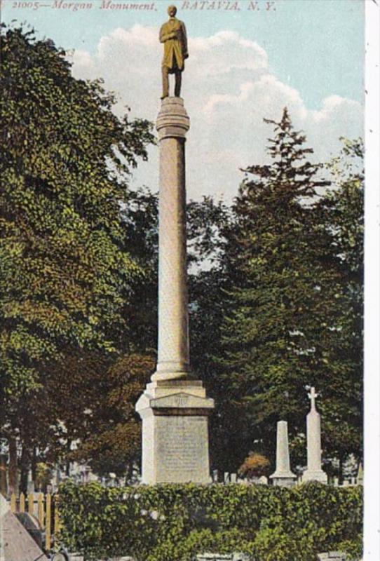 New York Batavia The Morgan Monument 1907