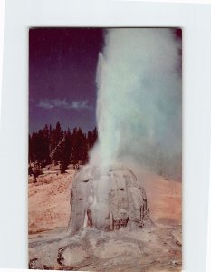 Postcard Lone Star Geyser, Yellowstone National Park, Wyoming