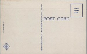 1940s Greyhound Bus Terminal Cincinnati OH Ohio Linen Postcard