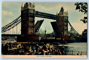 England Postcard Tower Bridge of London c1910 Antique Rapholette Tuck Art