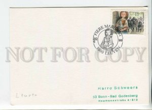 450601 Belgium 1992 year philatelic club Leuven witch special cancellations